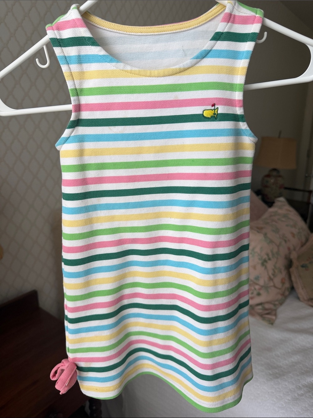 Striped Girls Masters dress